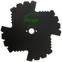 Röjsågsklinga - V-klingan diameter 225 mm centrumhål 25 mm 4 skär för bra röjning