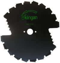 Röjsågsklinga - V-klingan diameter 200 mm centrumhål 20 mm 2 skär för bra röjning