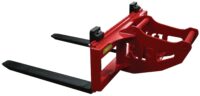 Gaffelställ – mekaniskt fäste S80 kapacitet 5000 kg rambredd 1200 mm gaffellängd 1200 mm vikt 440 kg