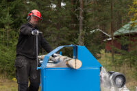 Rättvikskapen - vedkap, 3-fas, klingdiameter 700 mm, arbetshöjd 89 cm, vikt 155 kg - Bild 3