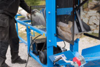 PW vedtransportör - eldriven, 3-fas, längd 5 m, inkl. hjul och vinsch, vikt 124 kg - Bild 3