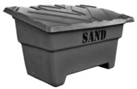 Sandlåda - 550 liter för förvaring av sand vikt 28 kg färg grå