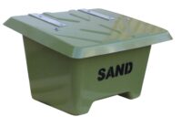 Sandlåda - 65 liter för förvaring av sand vikt 8 kg färg mossgrön