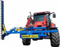 Häcksax för traktor - fäste Euro klippbredd 1800 mm klipper upp till 40 mm tjocka grenar utskjutbart armsystem