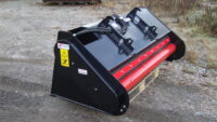 Sandspridarskopa - hydraulisk, fäste L30, volym 400 liter, spridningsbredd 1300 mm - Bild 3