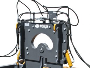 Integrerad hydraulisk tiltfunktion till Norje justeringsbalk
