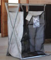Vedsäckstativ BAXX - passar vedsäckar från 1000 till 2000 liter, justerbar höjd & bredd - Bild 3