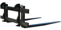 Gaffelställ - mekaniskt fäste Stora BM kapacitet 8400 kg rambredd 2400 mm gaffellängd 2400 mm