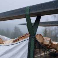 Vedsäck Ventisäck med lock -1500 liter, antal 50 st, 8 lyftöglor, UV-skyddad - Bild 4