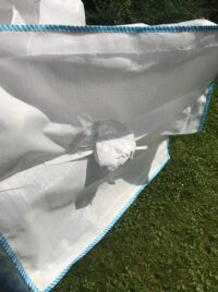Storsäck för spannmål - 1000 liter, antal 100 st, UV-skyddad, med tömningstratt, 1 lyftögla upptill - Bild 3