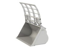 Lättmaterialskopa - med fångarm, fäste Stora BM, volym 3000 l, bredd 2500 mm, vikt 1450 kg, med sparskär - Bild 3