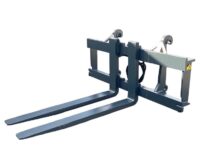 Gaffelställ – hydrauliskt fäste Stora BM kapacitet 9900 kg rambredd 2000 mm gaffellängd 2000 mm