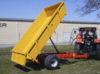 Stendumper - fäste dragögla, kapacitet 6 ton, med belysning, bakåttipp, vikt 1800 kg - Bild 3