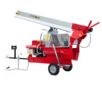 Vedkombi 321P - eldriven, 3-fas, max stockdiameter 320 mm, tryckkraft 5,5 ton, inkl. transportör & automatstart av klyv - Bild 3