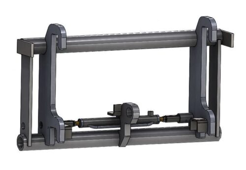 Adapter – Schäffer 2000-3000 maskinsida SMS redskapssida hydraulisk låsning