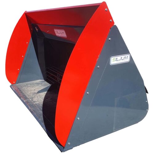 Sandspridarskopa - fäste Stora BM volym 4100 liter spridningsbredd 2350 mm