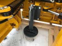 Klaffblad Relax - fäste Stora BM, totalbredd 4930 mm, för maskinvikt 9-25 ton - Bild 5