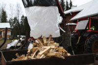 Vedsäck med bottentömning - 1500 liter, antal 10 st, UV-skyddad, lyftöglor upptill & stängbart lock - Bild 5