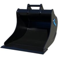 Djupskopa - fäste S60, volym 600 liter, bredd 850 mm, slätt skär - Bild 3