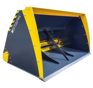 Sandspridarskopa - fäste L30 volym 650 liter spridningsbredd 1700 mm