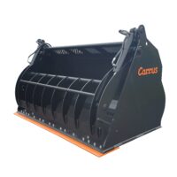 Lättmaterialskopa - med fångarm fäste SMS/Trima volym 1800 l bredd 2100 mm vikt 980 kg med sparskär