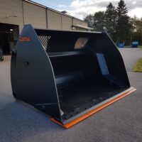 Högtippande lättmaterialskopa - fäste Stora BM, volym 11 000 l, bredd 3400 mm, vikt 3950 kg, med sparskär - Bild 4