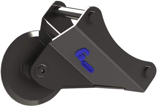 Asfaltskärare - fäste S45 trissa D=400*12 mm vikt 65 kg