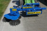 Ogräsborste RB80 för hjullastare - fäste L30, arbetsbredd 800 mm, 4 borsthuvuden - Bild 2