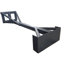 Containerskrapa - Städraka - fäste Stora BM längd 6250 mm bredd 1100 mm vikt 610 kg