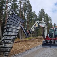 Kranarm 4,5 m – mekanisk, fäste S60, 2-delad, maxlängd 4,5 m, maxlast vid full längd 1500 kg - Bild 5
