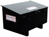 Transportbox - för traktor verktygslåda med lock fäste trepunkt & SMS bredd 1200 mm djup 620 mm vikt 130 kg