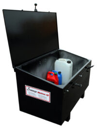 Transportbox - för traktor, verktygslåda med lock, fäste Trepunkt & SMS, bredd 1200 mm, djup 620 mm, vikt 130 kg - Bild 3