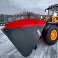 Sandspridarskopa - fäste Stora BM, volym 3100 liter, spridningsbredd 2350 mm - Bild 4