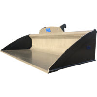 Frontplaneringsskopa – fäste Stora BM, bredd 2600 mm, djup 1150 mm, vikt 560 kg, för maskinvikt 4-9 ton - Bild 4