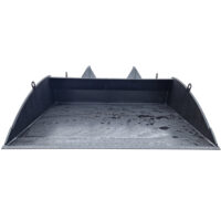 Planeringsskopa Rail för järnväg - fäste Stora BM, bredd 2700 mm, djup 2000 mm, för transport av redskap & material - Bild 3