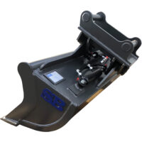 Planeringsskopa – hydraulisk, fäste S80, volym 1350 liter, bredd 1800 mm - Bild 3