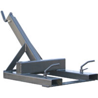 Storsäckslyft för truck - gaffelfäste 1 lyftarm bredd 800 mm maxlast 1500 kg/krok