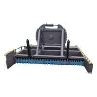 Avjämningsbalk med skrapa - fäste Stora BM, bredd 3600 mm, rulldiameter 325 mm, vikt 1700 kg - Bild 9