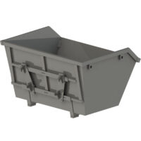 Frontlastarcontainer standard från GA Sweden - fäste Stora BM volym 3000 liter bredd 2261 mm