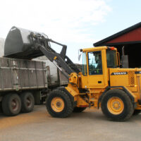 Högtippande lättmaterialskopa – fäste Stora BM, volym 3000 l, bredd 2650 mm, med sparskär - Bild 3