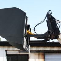 Högtippande lättmaterialskopa – fäste Stora BM, volym 3000 l, bredd 2650 mm, med sparskär - Bild 4