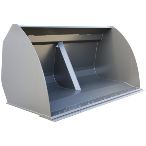 Högtippande lättmaterialskopa från Norje Smide – fäste Stora BM volym 4200 l bredd 2650 mm med sparskär