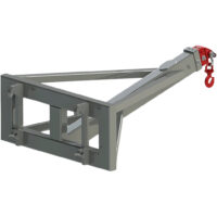 Kranarm 3.75 m från GA Sweden - mekanisk fäste L30 3-delad maxlängd 3.75 m maxlast vid full längd 430 kg