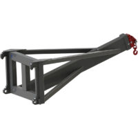 Kranarm 5 m från GA Sweden - mekanisk fäste Stora BM 3-delad maxlängd 5 m maxlast vid full längd 1000 kg