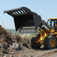 Lättmaterialskopa med fångarm - fäste Stora BM, volym 4200 l, bredd 2650 mm, vikt 1600 kg - Bild 3