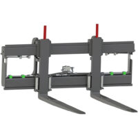 Gaffellställ från GA Sweden – hydrauliskt fäste L30 kapacitet 5000 kg rambredd 1500 mm gaffellängd 1600 mm