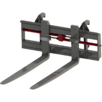 Gaffellställ från GA Sweden – hydrauliskt fäste SMS/Trima kapacitet 2500 kg rambredd 1200 mm gaffellängd 1600 mm