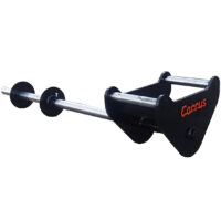 Trumhållare för grävmaskin - fäste S1/B20 maxvikt trumma 1500 kg - Carrus Components