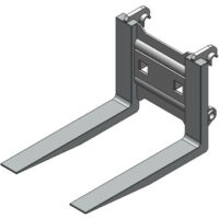 Stengaffel för hjullastare - fäste Stor-Stora BM kapacitet 30 000 kg rambredd 1200 mm gaffellängd 1500 mm - från Carrus Components i Sävsjö