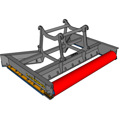 Avjamningsbalk fran landins mekaniska - vasterbotten - faste Stora BM bredd 3050 mm djup 2250 mm rulldiameter 330 mm 1500 kg